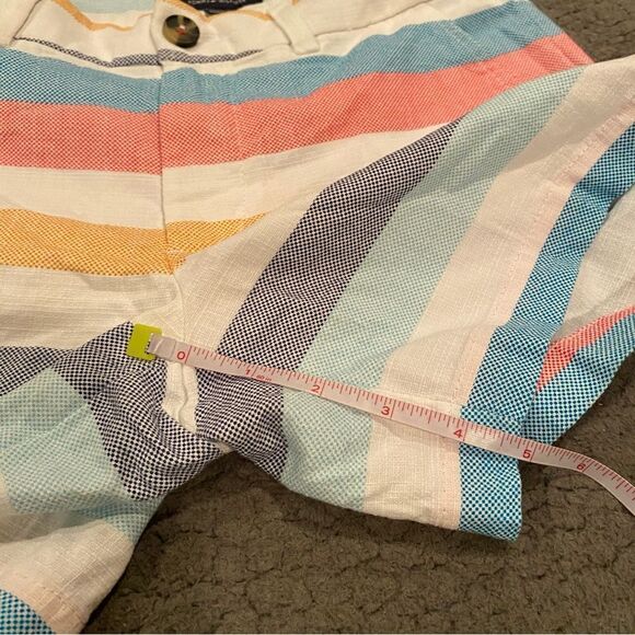 Tommy Hilfiger Flat Front Striped Shorts Size 0 - Picture 6 of 7